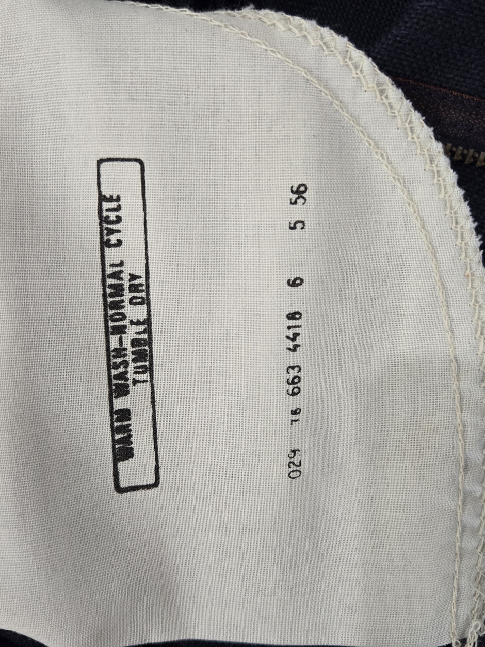 VTG 70s Levis 663 Flare Bell Bottom Pants NWT Deadstock 34x34 Navy Blue USA Made - Picture 6 of 9